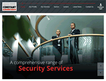 Tablet Screenshot of constant-services.com
